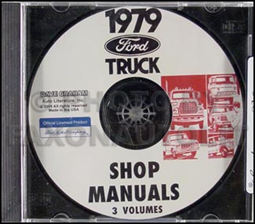 1979 ford truck shop manual - manual, cd