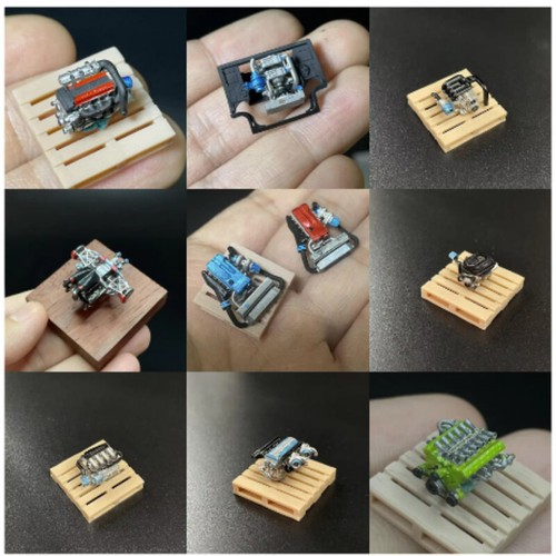 Diorama turbo engine - 1/64,