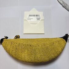 Anya Hindmarch Banana Raffia Cross Body Bag