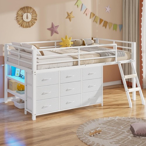 Twin loft bed for - twin, low