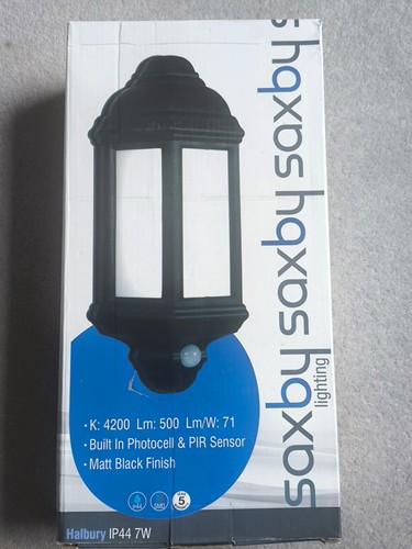 Saxby led pir outdoor - pir, half
