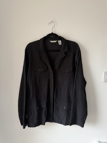 Orvis textured black - textured, crinkle