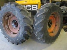 for, David Brown 1494,1394 4wd Front Wheels & Tyres 12.4 x 24 in Good Condition