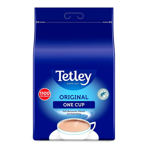 Tetley one cup tea bags - tetley, 1100