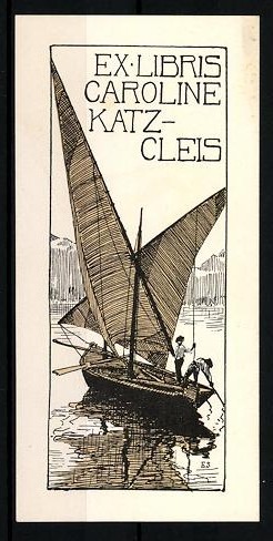 Exlibris caroline katz cleis - caroline, katz-cleis