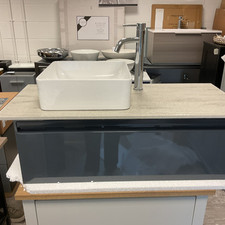 Tavistock Forum 900 Wall Hung Vanity In Dark Gloss Grey