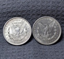 1921 morgan silver dollar - morgan, x2.