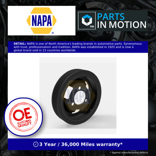 Crankshaft pulley - crankshaft,