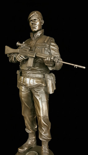 Cold cast broze british army - cold,