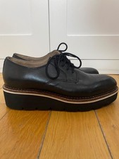 Oxford Platform Shoes in black leather Women’s Size 38 (UK 5 / US 7.5)