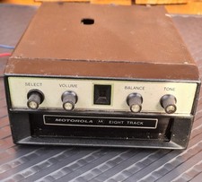 Motorola 8 Track Player Vintage Classic Vehicle Made in Japan 