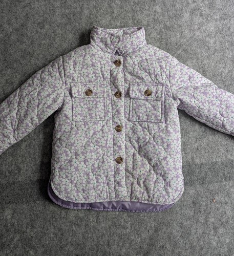 Girls lilac quilted jacket - girls,
