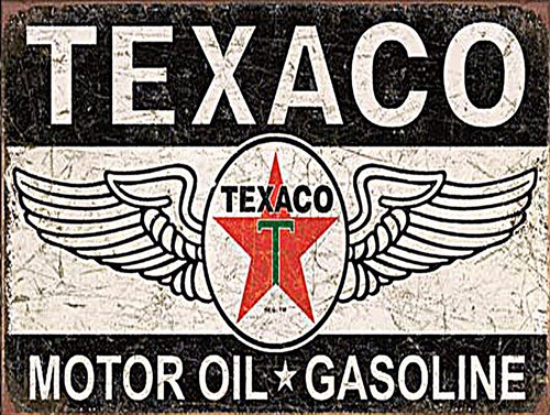 Texaco motor oil retro metal - motor,