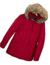 WOOLRICH UNISEX RED ARCTIC PARKA CA05331 SZ SML Slim Fitting. RRP £599. USED VGC