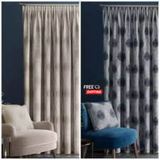 Pencil Pleat Jacquard Curtains