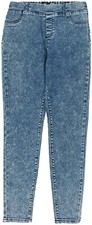 Ladies Pull On Jeans Jegging Stretch Denim Legging 29" Leg Womens Plus Size