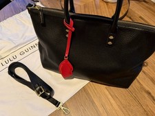 Lulu Guinness Black Grainy