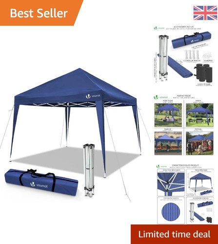 Durable 3x3m pop tent with - 3x3m, up