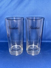 2 X GORDONS GIN HI-BALL TUMBLER BRANDED GLASSES