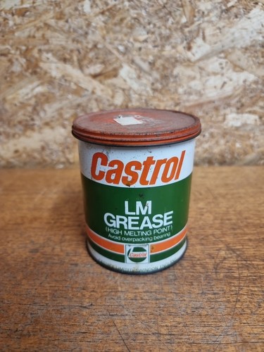 Vintage grease tin can - lm,