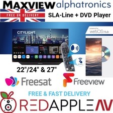 Alphatronics SLA-LINE+ 12/24V HD Smart TV – 22", 24" or 27" Freeview & Freesat