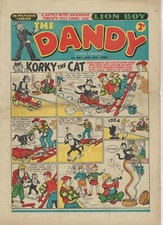 The DANDY Comic # 581 - 10th January 1953 - Vintage UK Paper Comic