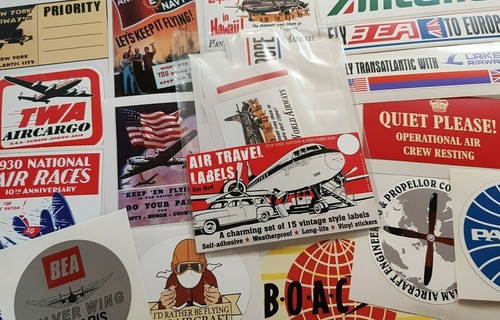 Vintage style air travel - air,