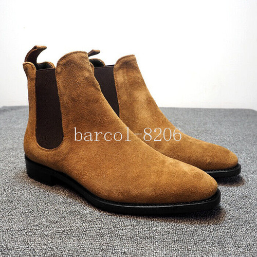 Mens suede chelsea boots - suede,
