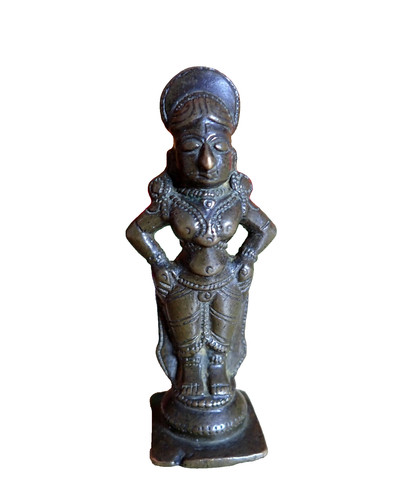 Indian bronze statuette shrine - bronze,