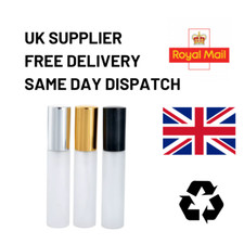 10ml Sample Size Perfume Glass Spray Bottles Empty Travel Size Thick Base