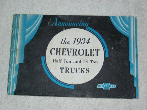 1934 chevrolet 1 2 - &, ton