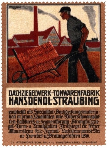 Vintage germany poster - poster, stamp