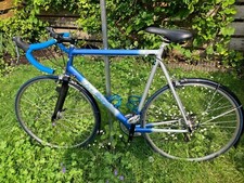 Jo Waugh 1980’s Classic road bike-silver Blue