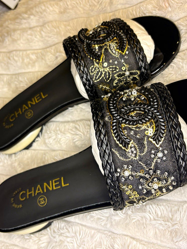Chanel women black gold - women’s, black/gold