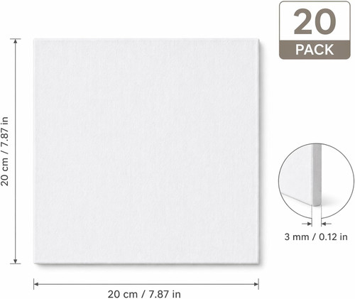 Pack canvas for painting - 20,