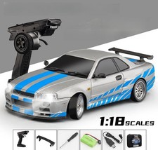 New 2.4G GTR RC Car 1/18 Metal