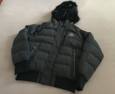 Kings Will Dream KWD Charcoal hooded Puffa jacket age 12-13yrs 