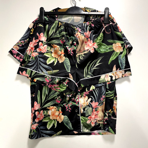 Lipsy black satin floral - lipsy,