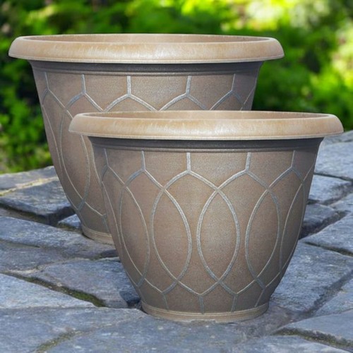 Grey blue monaco garden - blue,
