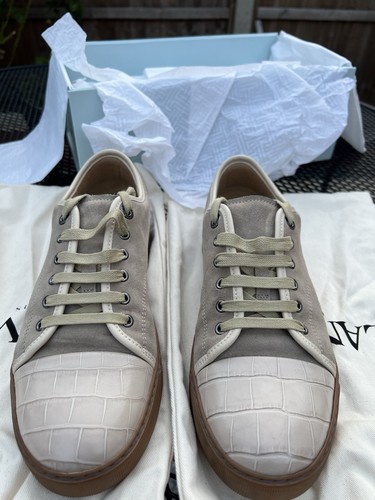 Lanvin dbb1 beige suede and - dbb1,