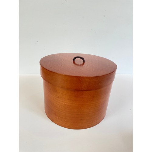 Vintage bentwood round storage - bentwood,