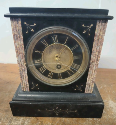Victorian antique black marble - black,