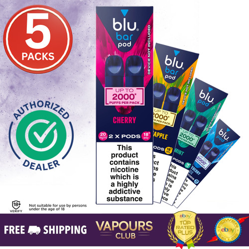 Blu bar pods - x, packs
