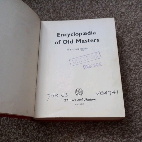 Encyclopaedia old masters - encyclopaedia, of