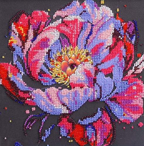 Diy bead embroidery kit time - bead,