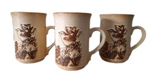 Ashdale Pottery 3 Mugs Vintage