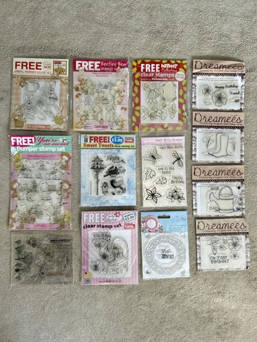 Packs mixed clear - clear, rubber