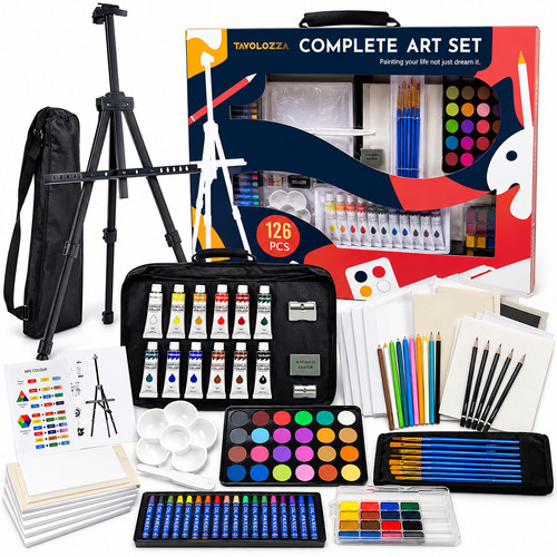 Tavolozza 126pc deluxe artist - tavolozza,