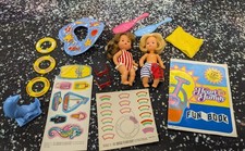 Vintage Barbie THE HEART FAMILY 1988 SUNSHINE FUN PALS Water Set #2645 Mattel