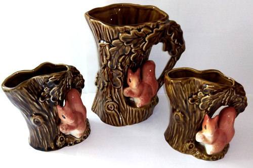 Sylvac squirrel jug vase - sylvac,
